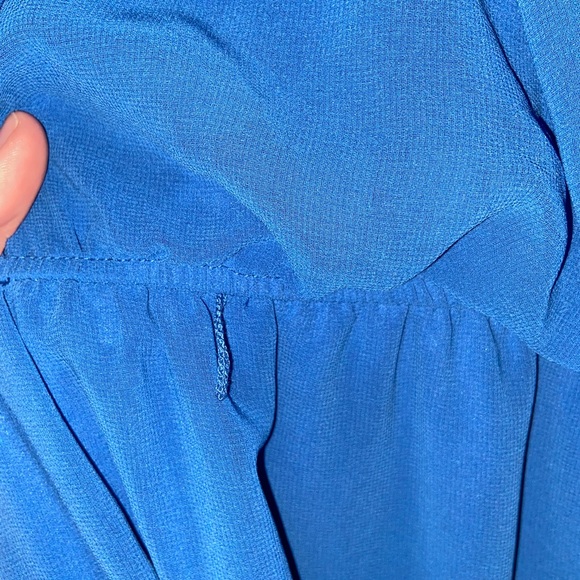 Blue Sleeveless Dress - Picture 5 of 6